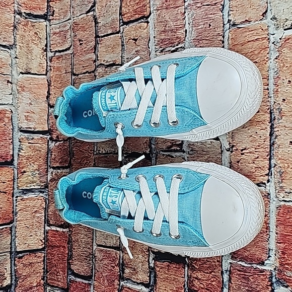 CONVERSE ALL-STAR CHUCK TAYLOR SCINCH BACK WOMANS SIZE 7.5 GUC - Picture 4 of 13